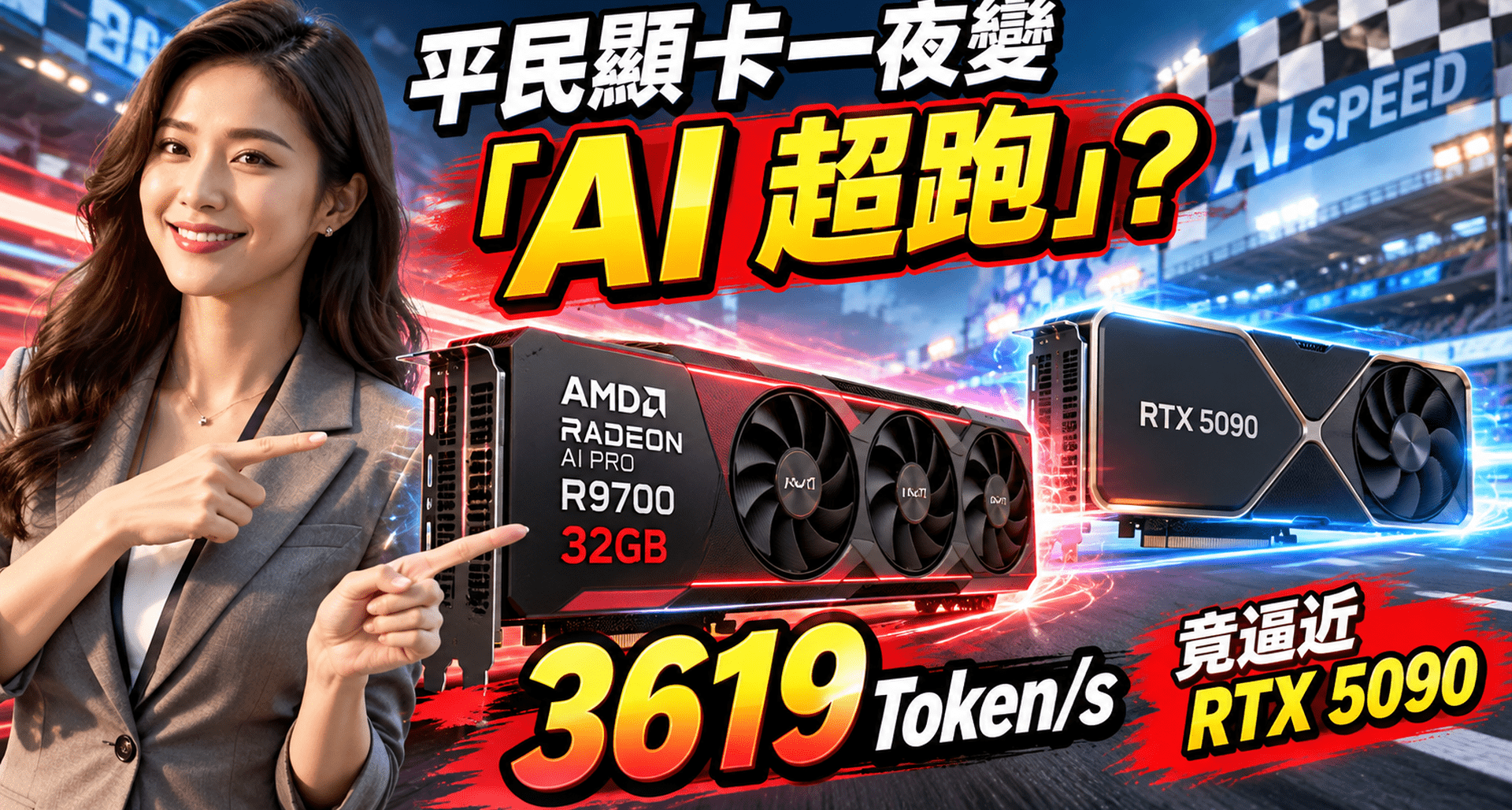 顯卡沒換，AI 效能卻翻倍：從 AMD R9700 看地端 AI 正在發生的真正變化​